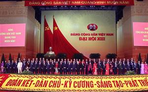 Đại hội làm việc tại đoàn về công tác nhân sự Ban Chấp hành Trung ương khóa XIII