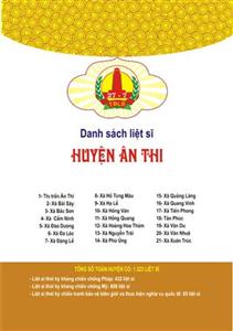 Danh sách liệt sỹ huyện Ân Thi