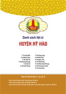 Danh sách liệt sỹ huyện Mỹ Hào