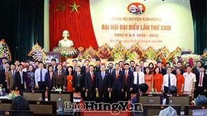 Đại hội Đảng bộ huyện Kim Động lần thứ XXIII, nhiệm kỳ 2020 – 2025 thành công tốt đẹp