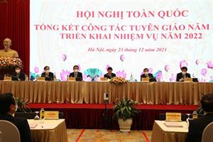 9 nhiệm vụ, giải pháp trọng tâm công tác Tuyên giáo năm 2022