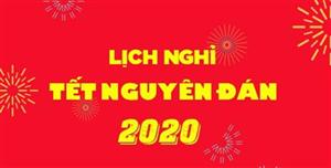 Thủ tướng chốt 7 ngày nghỉ Tết Nguyên đán Canh Tý 2020