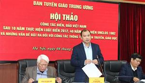 Hội thảo khoa học về công tác biển, đảo Việt Nam