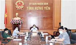 Hưng Yên dự hội nghị trực tuyến toàn quốc về công tác phòng, chống thiên tai và tìm kiếm cứu nạn năm 2021