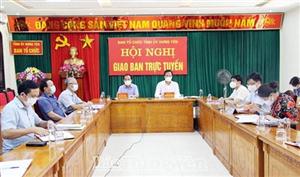 Hội nghị trực tuyến góp ý Dự thảo Hướng dẫn một số vấn đề cụ thể thi hành Điều lệ Đảng