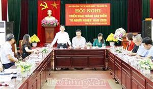 Triển khai Tháng cao điểm “Vì người nghèo” năm 2020