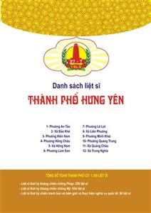 Danh sách liệt sỹ thành phố Hưng Yên