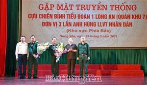 Gặp mặt truyền thống cựu chiến binh Tiểu đoàn 1 Long An (Quân khu 7)