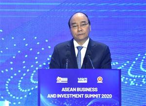 Thủ tướng Nguyễn Xuân Phúc dự Hội nghị Thượng đỉnh Kinh doanh và Đầu tư ASEAN 2020