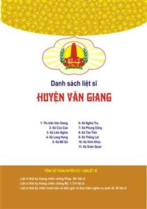 Danh sách liệt sỹ huyện Văn Giang