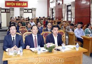 Các huyện: Văn Lâm, Yên Mỹ kỷ niệm 90 năm Ngày thành lập Mặt trận Dân tộc Thống nhất Việt Nam - Ngày truyền thống MTTQ Việt Nam (18.11.1930 - 18.11.2020)