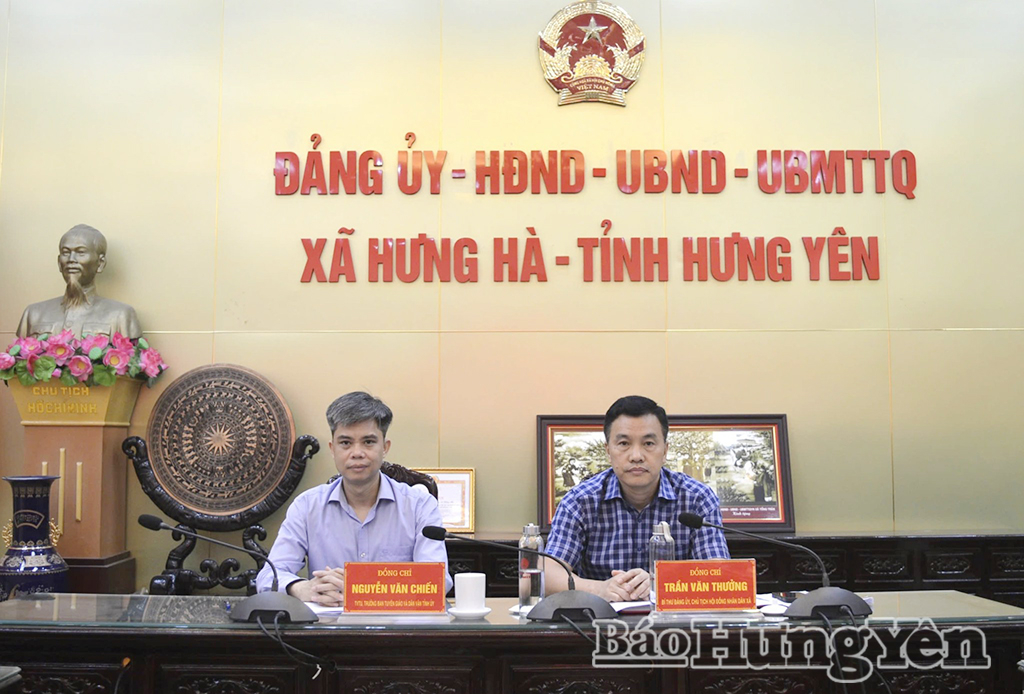 Xã Hưng Hà: Triển khai nhiệm vụ trọng tâm 6 tháng cuối năm 2026