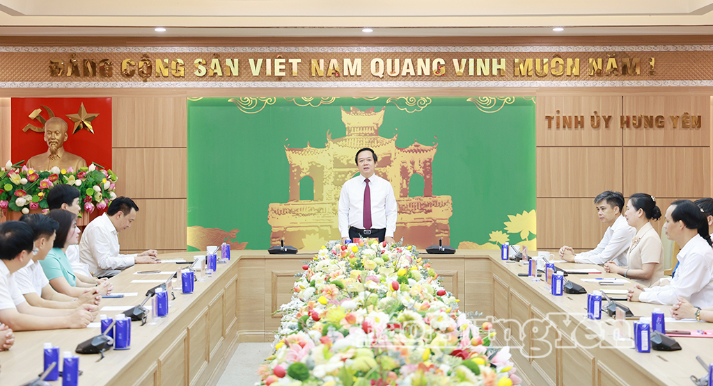 Công bố quyết định của Ban Thường vụ Tỉnh ủy về công tác cán bộ