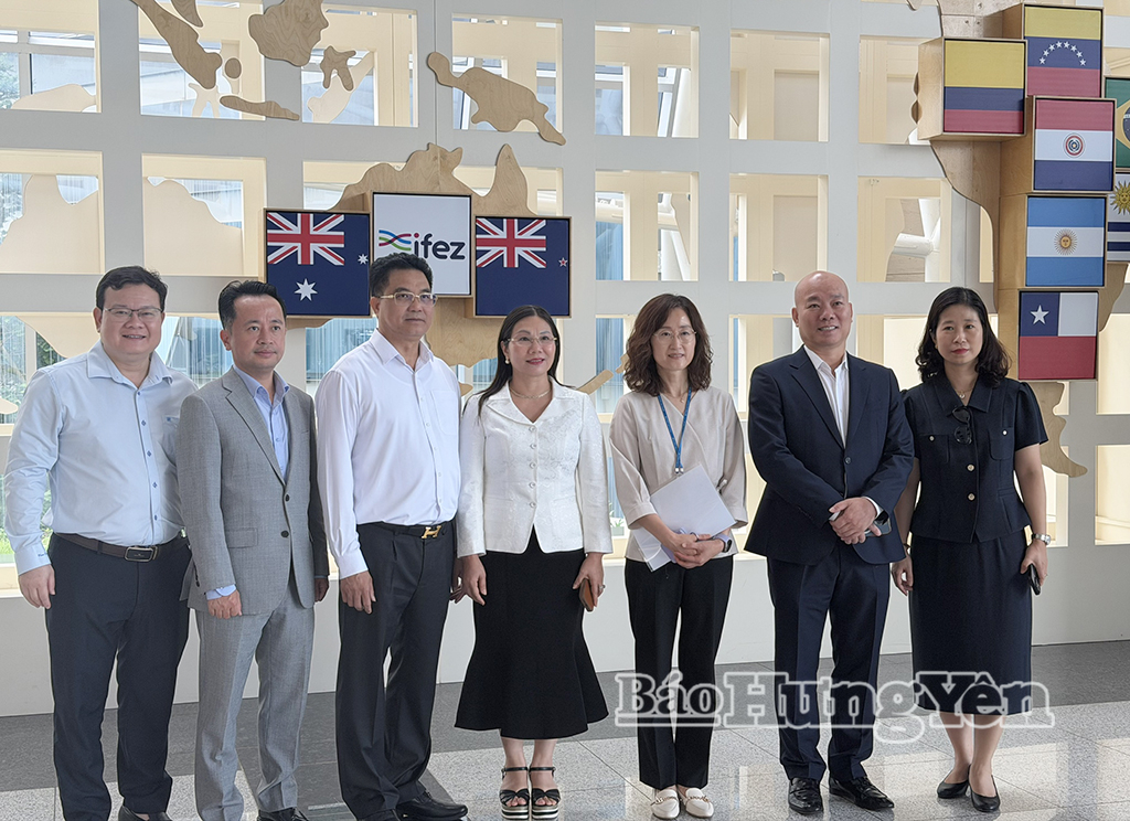 Đoàn công tác tỉnh Hưng Yên khảo sát mô hình Khu kinh tế tự do Incheon và làm việc với Liên đoàn Doanh nghiệp vừa và nhỏ Hàn Quốc