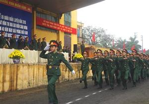 Hưng Yên : Ra quân huấn luyện năm 2015