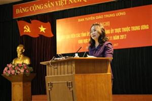 Đẩy mạnh tuyên truyền về tình hình kinh tế - xã hội năm 2017