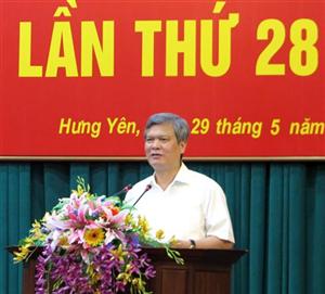 Hội nghị lần thứ 28 Ban chấp hành Đảng bộ tỉnh khóa XVII