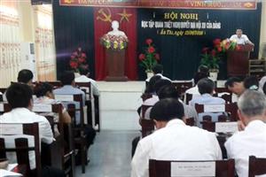 Huyện ủy Ân Thi tổ chức học tập, quán triệt Nghị quyết Đại hội đại biểu toàn quốc lần thứ XII của Đảng