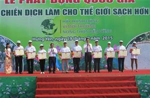 Hưng Yên: Phát động hưởng ứng Chiến dịch làm cho thế giới sạch hơn