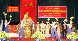 Tuyên truyền kỷ niệm 85 năm Ngày truyền thống Ngành Tuyên giáo của Đảng (01/8/1930 - 01/8/2015)