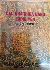 Các nhà khoa bảng Hưng Yên (Phần 1)