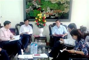 Kiểm tra công tác tuyên truyền Đại hội Đảng bộ tỉnh lần thứ XVIII tại Sở Văn hóa, Thể thao và Du lịch