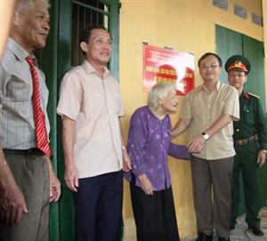 Khánh thành công trình nâng cấp nhà Bà mẹ Việt Nam anh hùng Tạ Thị Ca