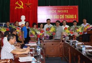 Hưng Yên: Giao ban báo chí tháng 6/2018