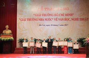 Trao Giải thưởng Hồ Chí Minh về văn học nghệ thuật