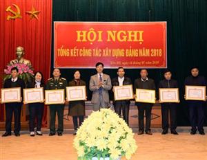 Huyện ủy Yên Mỹ tổng kết công tác xây dựng Đảng năm 2018 và triển khai học tập chuyên đề năm 2019