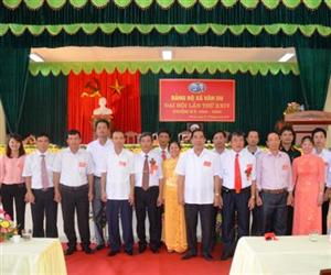 Đảng bộ xã Vân Du tổ chức  Đại hội lần thứ XXIV, nhiệm kỳ 2015- 2020