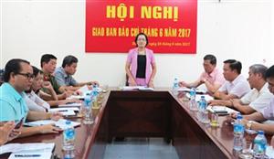 Hưng Yên giao ban công tác báo chí tháng 6