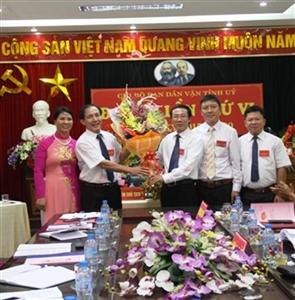 Đại hội Chi bộ Ban Dân vận Tỉnh ủy lần thứ VI, nhiệm kỳ 2015-2020