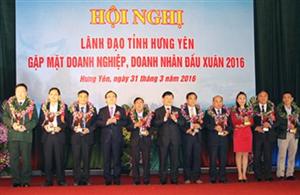 Lãnh đạo tỉnh Hưng Yên gặp mặt doanh nghiệp, doanh nhân