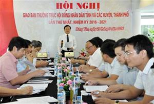 Thường trực HĐND tỉnh Hưng Yên giao ban với HĐND các huyện, thành phố