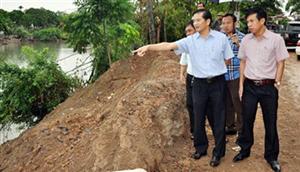 Lãnh đạo tỉnh Hưng Yên kiểm tra tiến độ thi công một số dự án giao thông