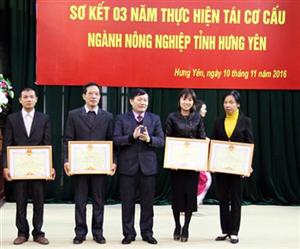 Hưng Yên đánh giá kết quả 3 năm thực hiện tái cơ cấu ngành Nông nghiệp