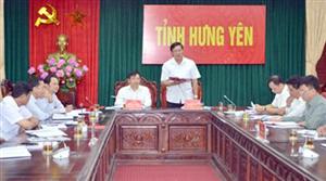 Đoàn khảo sát của Văn phòng Trung ương Đảng làm việc tại tỉnh Hưng Yên về tình hình phát triển công nghiệp gắn với BVMT