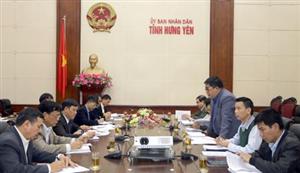 Đoàn công tác của Ban chỉ đạo Trung ương các chương trình mục tiêu quốc gia làm việc tại tỉnh Hưng Yên