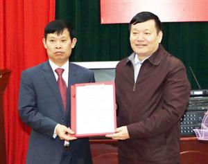 Đồng chí Trịnh Văn Diễn làm Giám đốc Sở Kế hoạch và Đầu tư