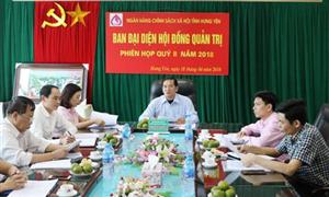 Hưng Yên: Triển khai nhiệm vụ công tác tín dụng chính sách xã hội quý II