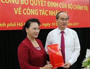​Đồng chí Nguyễn Thiện Nhân giữ chức Bí thư Thành ủy Thành phố Hồ Chí Minh