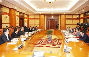 Ban Bí thư TW Đảng họp về việc nâng cao chất lượng, sàng lọc đảng viên