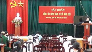 Văn Giang tập huấn công tác tuyên giáo cơ sở năm 2021