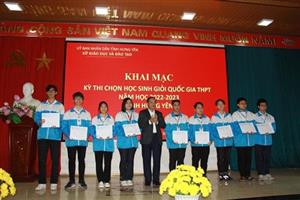 Khai mạc kỳ thi chọn học sinh giỏi quốc gia THPT năm học 2022-2023