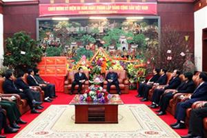 Chủ tịch nước Trương Tấn Sang thăm, chúc tết Đảng bộ và nhân dân Hưng Yên