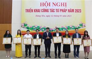 Sở Tư pháp: Triển khai công tác tư pháp năm 2023