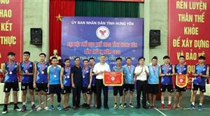 Đội huyện Văn Giang vô địch Giải bóng chuyền nam Đại hội TDTT tỉnh năm 2022