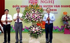 Văn Giang biểu dương điển hình tiên tiến giai đoạn 2015 - 2020