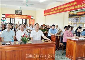 Phường Hiến Nam, xã Nguyễn Trãi Lấy ý kiến nhận xét và tín nhiệm của cử tri nơi cư trú đối với người ứng cử đại biểu HĐND các cấp nhiệm kỳ 2021 - 2026